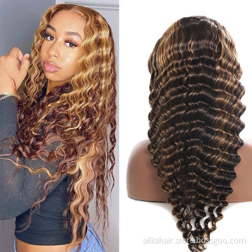 Cheap Human Hair Swiss Lace Front Wigs For Black Women Wholesale Curly Cuticle Aligned Lace Front Wig Vendor